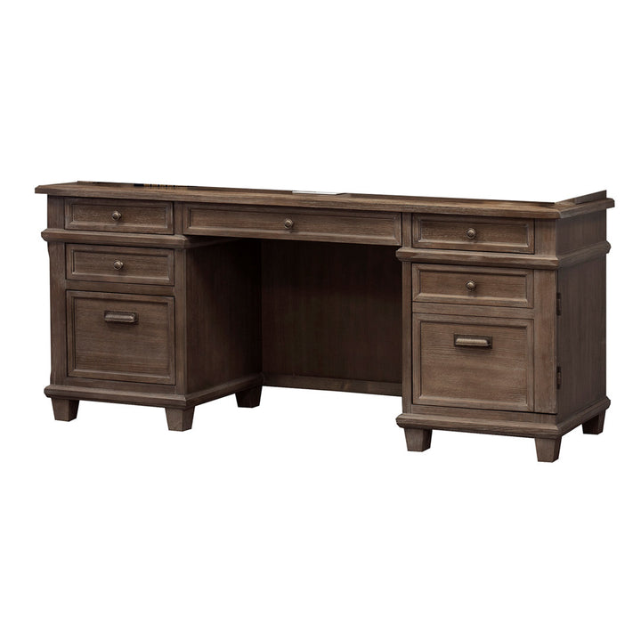 Alderton Solid Wood Credenza Desk Birch Lane™