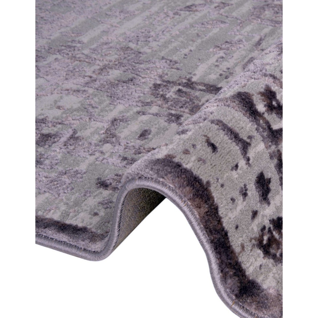 Alissa Oriental Violet Area Rug Grovelane Rug Size: Rectangle 8' x 10'