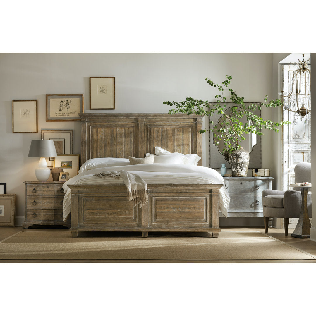 Boheme 3 - Drawer Nightstand in Light Brown Hooker Furniture