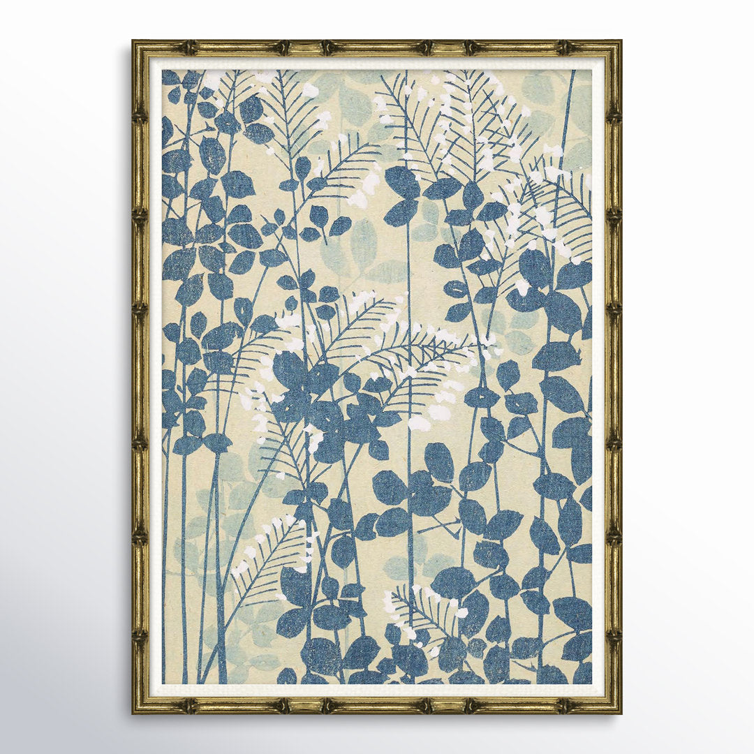 Amelia 'Asian Textile Patterns' Framed Graphic Art Print Joss & Main