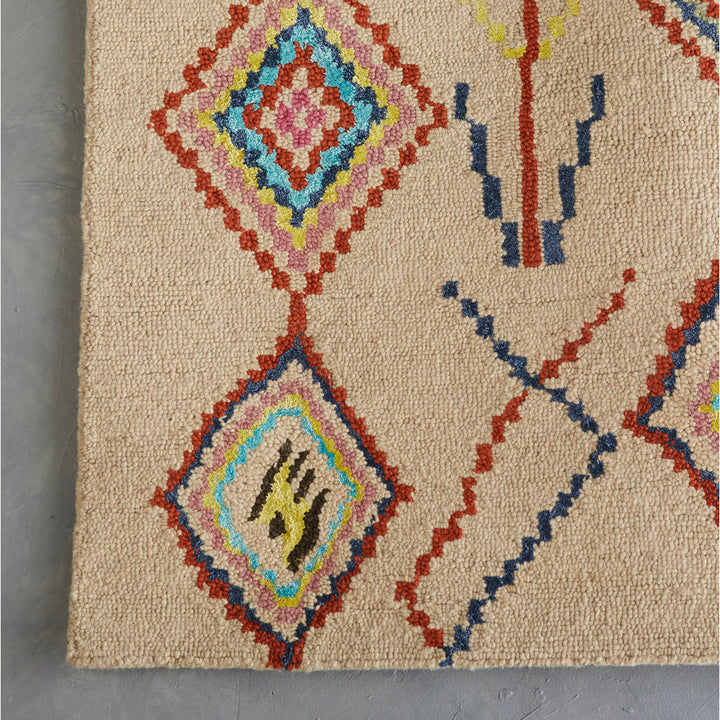 Agostini Handmade Tufted Wool Off-White Rug Mack & Milo™ Rug Size: Rectangle 2' x 3'