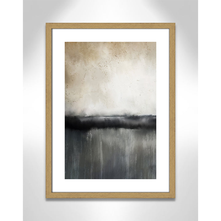 Sunset by Kimberly Allen Print Joss & Main Size: 23" H x 17" W x 0.75" D Format: Beige Wood Framed Paper