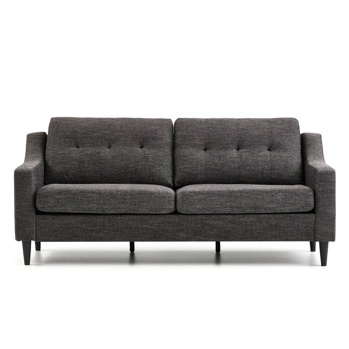 Owsley 75" Square Arm Sofa Mercury Row® Upholstery Color: Charcoal