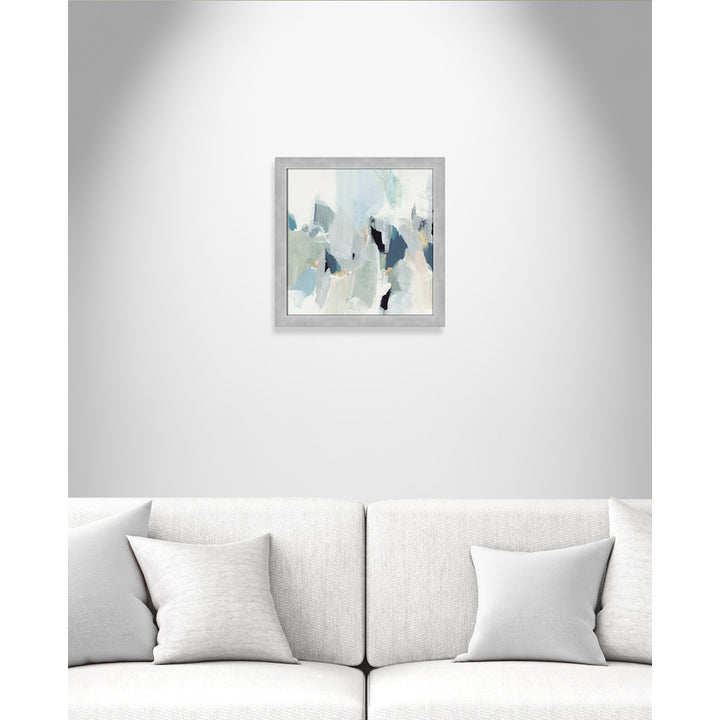 Little Talks II by Isabelle Z - Picture Frame Print on Canvas Casa Fine Arts Size: 18" H x 18" W x 0.75" D Format: Matte Silver Picture Framed Paper