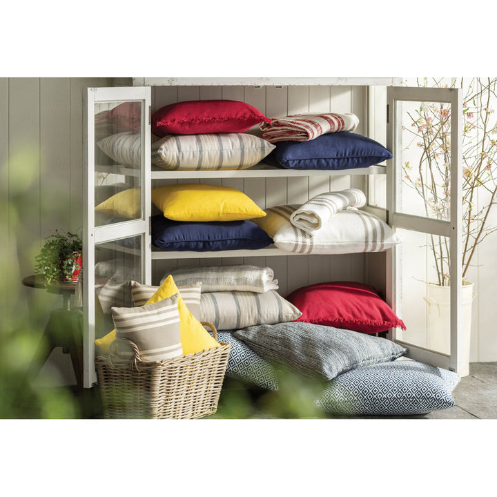 Square Pillow Cover & Insert (Set of 2) Blazing Needles Color: Yellow