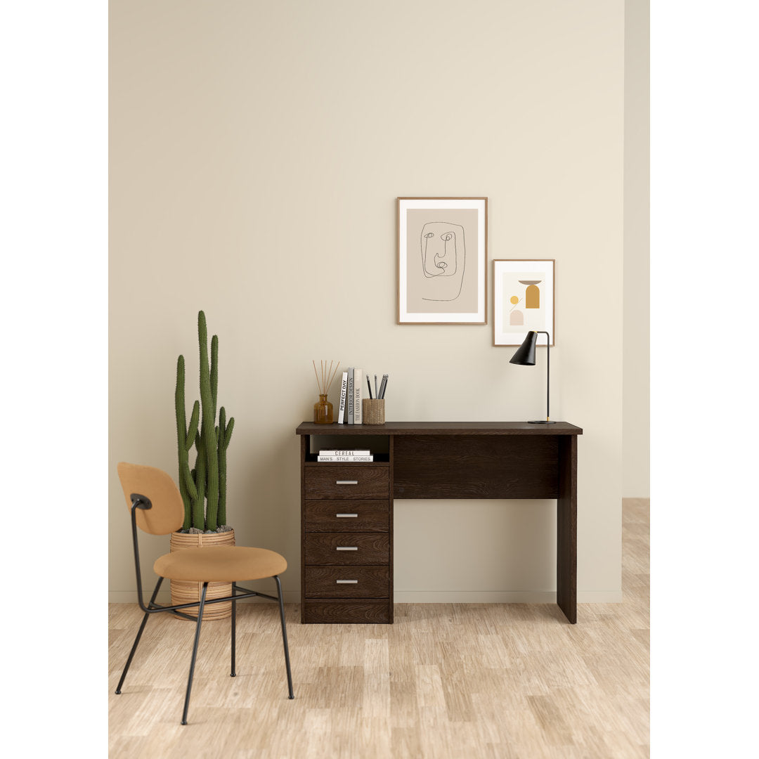 Rushayne Desk Orren Ellis Color: Dark Chocolate