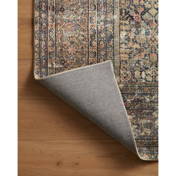 Amber Lewis x Loloi Morgan Denim/Multi Rug Amber Lewis x Loloi Rug Size: Runner 2'3" x 7'6"
