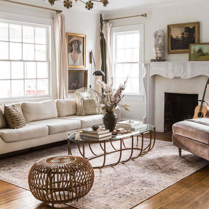 Gelo Oriental Blush/Gray Rug Bungalow Rose Rug Size: Rectangle 5' x 7'6"