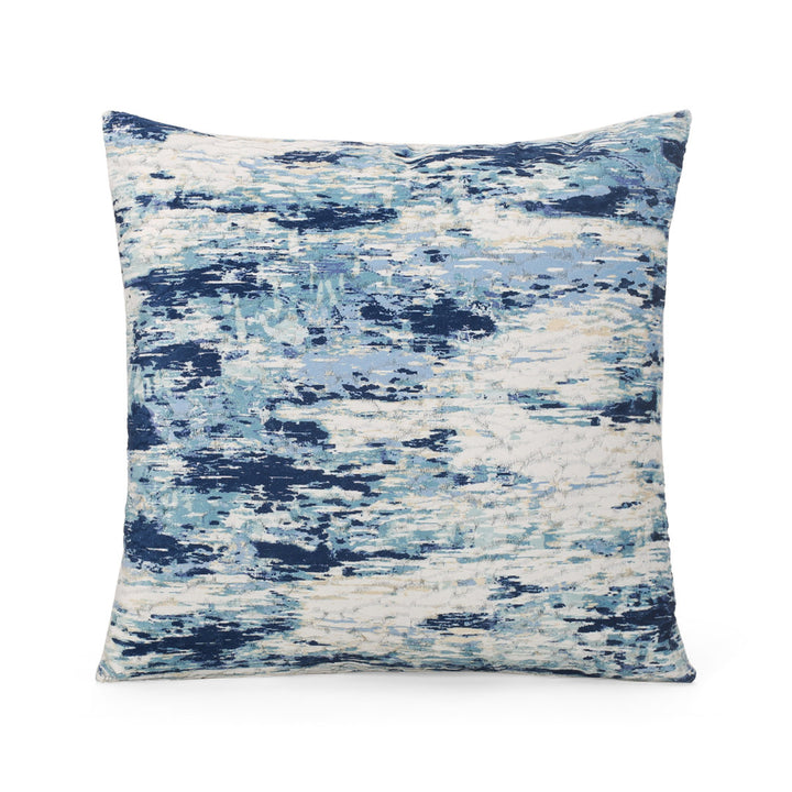 Jordana Square Pillow Cover & Insert Le Pouf Color: Blue