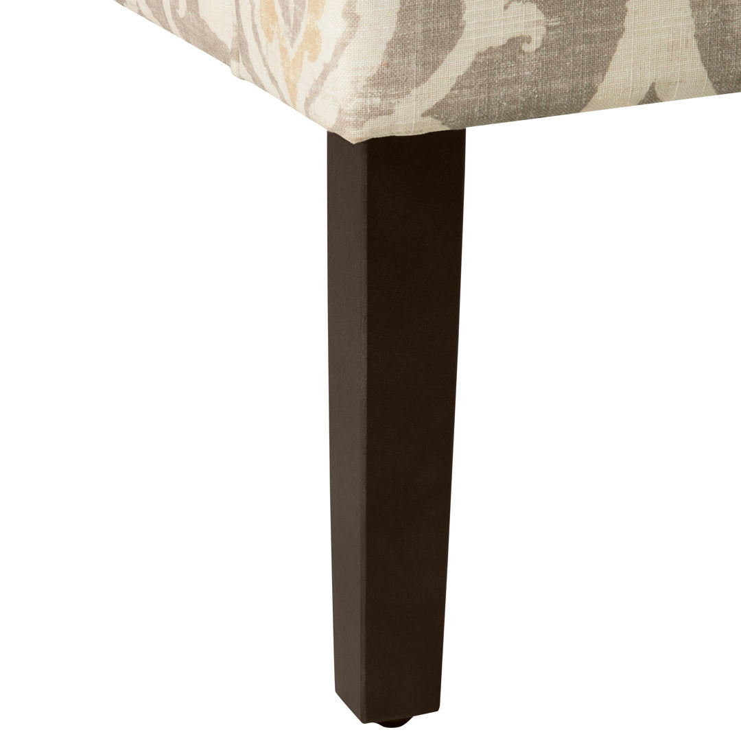 Adona Accent Chair Mistana™ Fabric: Tan/ Yellow/ Cream Damask  100% Cotton