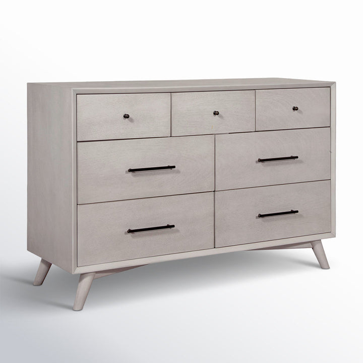 Williams 7-Drawer Dresser AllModern Color (Frame/Drawer): Gray
