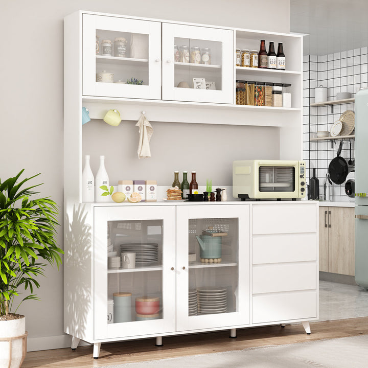 Dorilal 74.8" Kitchen Pantry Tucker Murphy Pet™ Finish: White