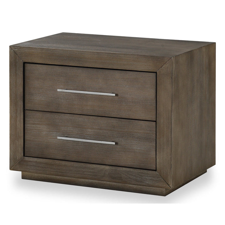 Brooks 2 - Drawer Solid Wood Nightstand in Brown Joss & Main