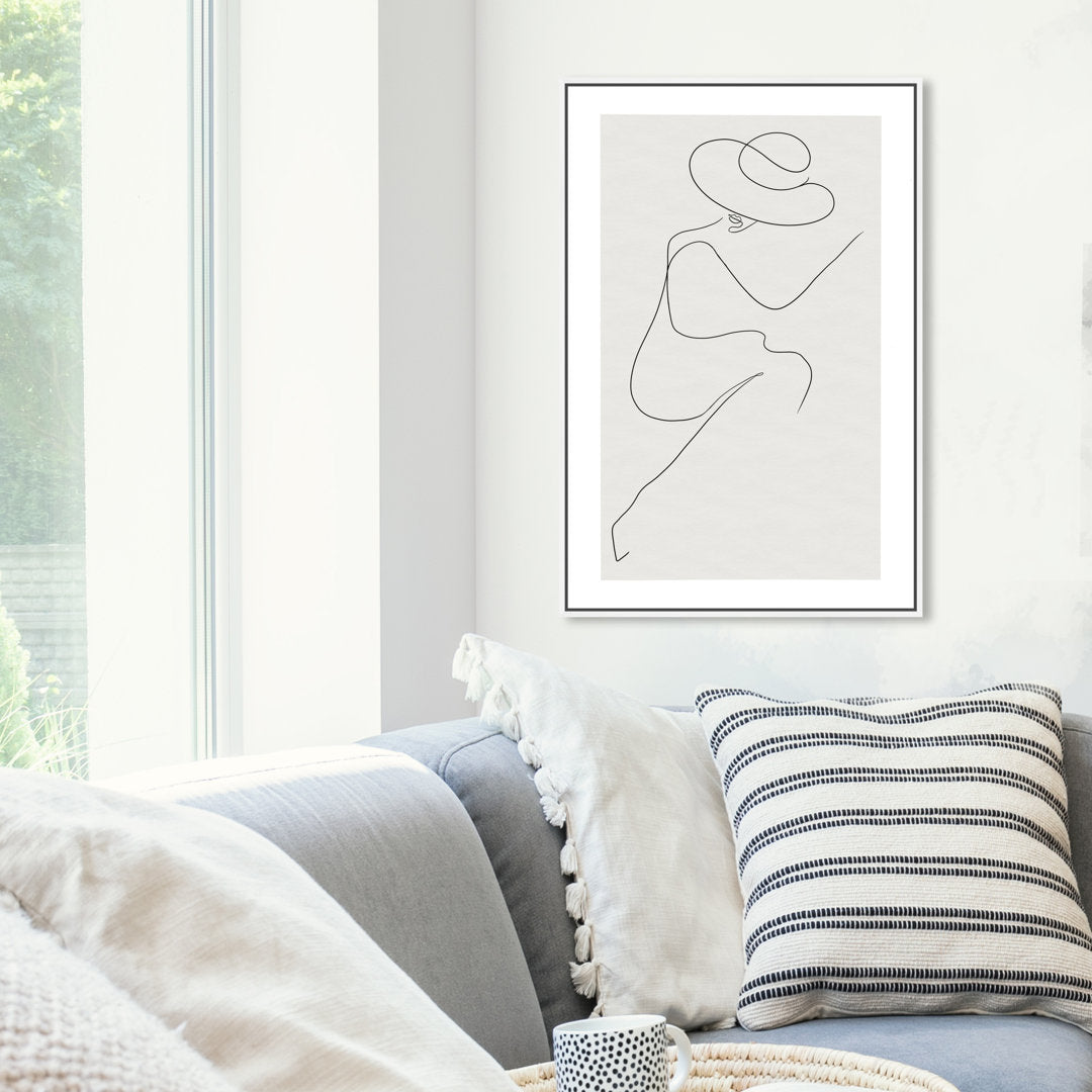 Fashion and Glam Sunday in The Park Accessories - Graphic Art on Canvas Oliver Gal Prints Size: 30" H x 20" W Format: White Framed