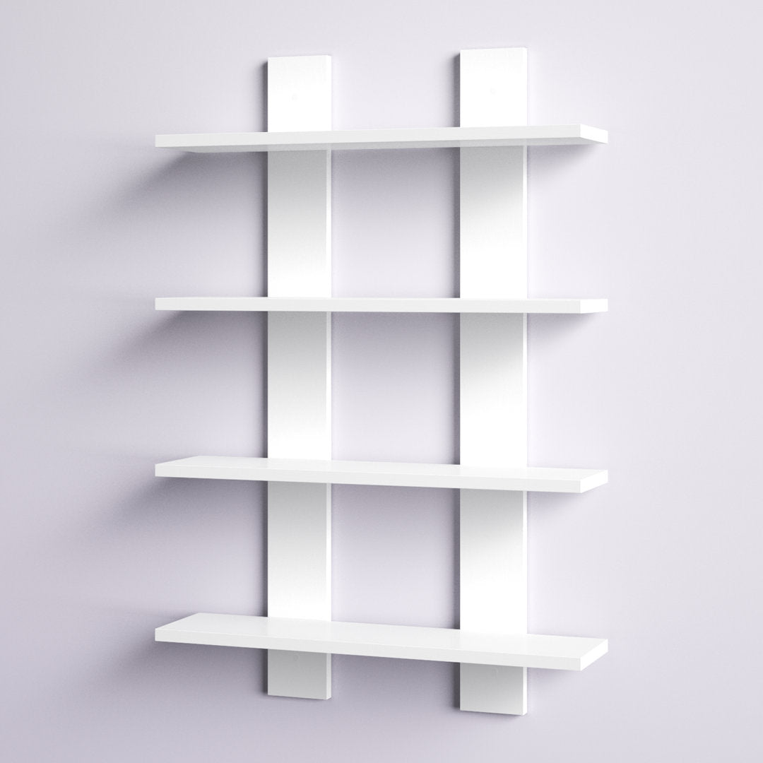 Angelinamarie 4 Piece Tiered Shelf Wade Logan® Finish: White