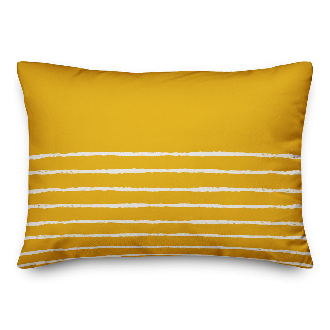 Aezaz Rectangular Pillow Cover & Insert Breakwater Bay Color: Yellow/White