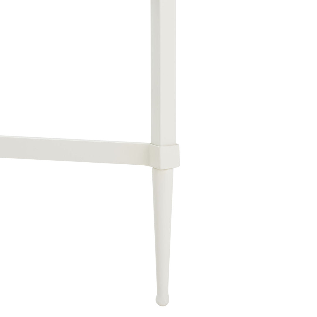 Genevieve Coffee Table with Storage Etta Avenue™ Table Base Color: White
