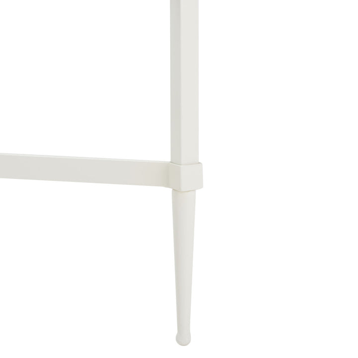 Genevieve Coffee Table with Storage Etta Avenue™ Table Base Color: White