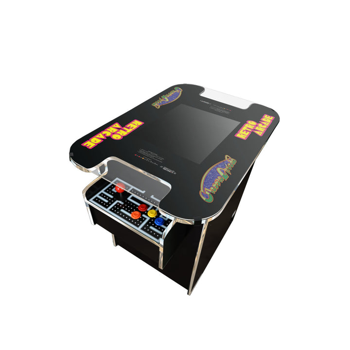 Cocktail Arcade Machine with 19" Monitor and 516 Retro Games - Fully Assembled - 5 Year Warranty Suncoast Arcade Color: Chrome
