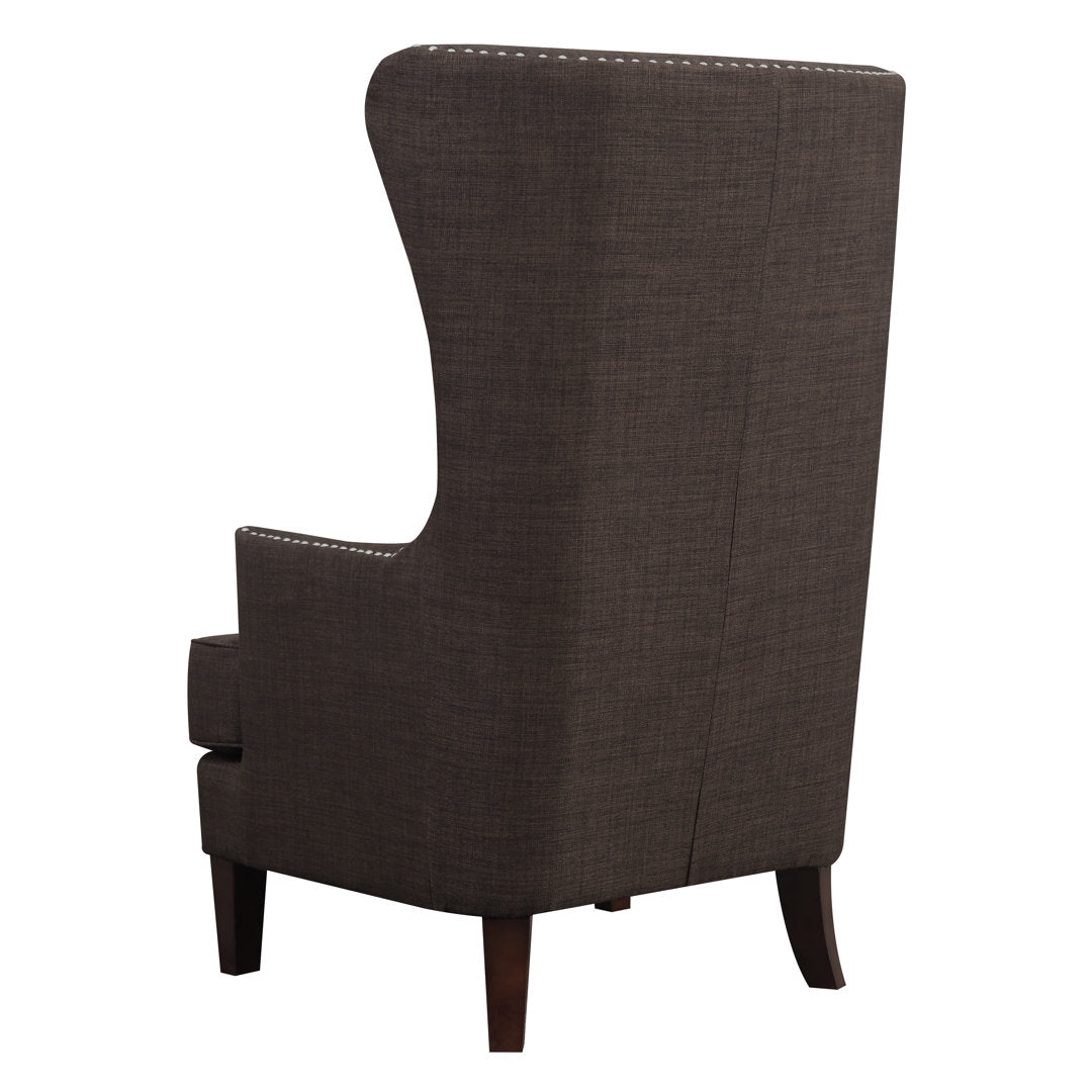 Kemariya 31" Wide Polyester Wingback Chair Red Barrel Studio® Fabric: Chocolate