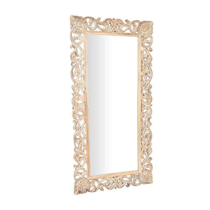 Talleyville Mango Wood Traditional Full Length Mirror One Allium Way®