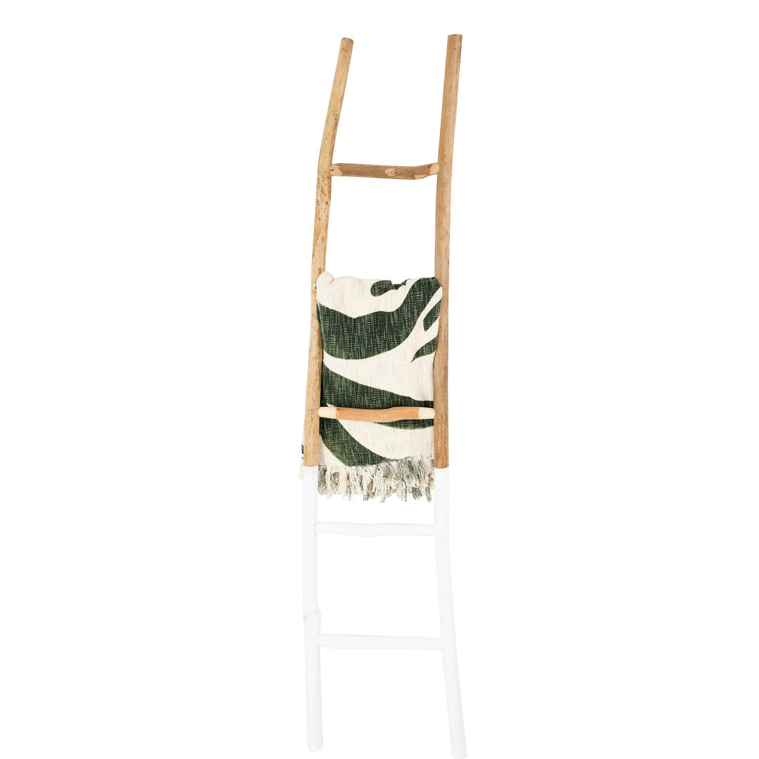Archbald 5.9 ft Blanket Ladder Dovecove Color: Brown Dipped