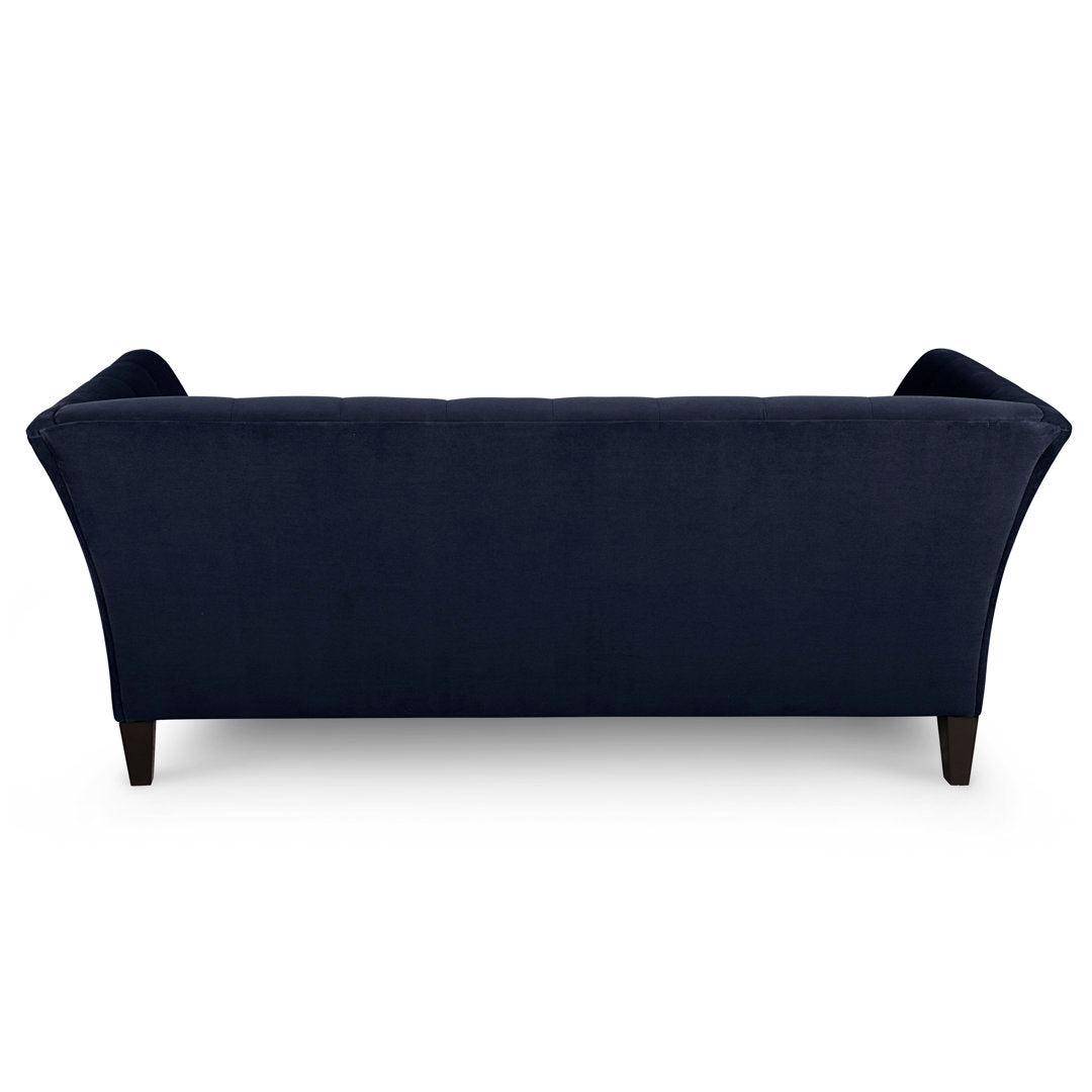 Carruth 91" Flared Arm Sofa Mercer41 Body Fabric: Bella Ink Performance Velvet