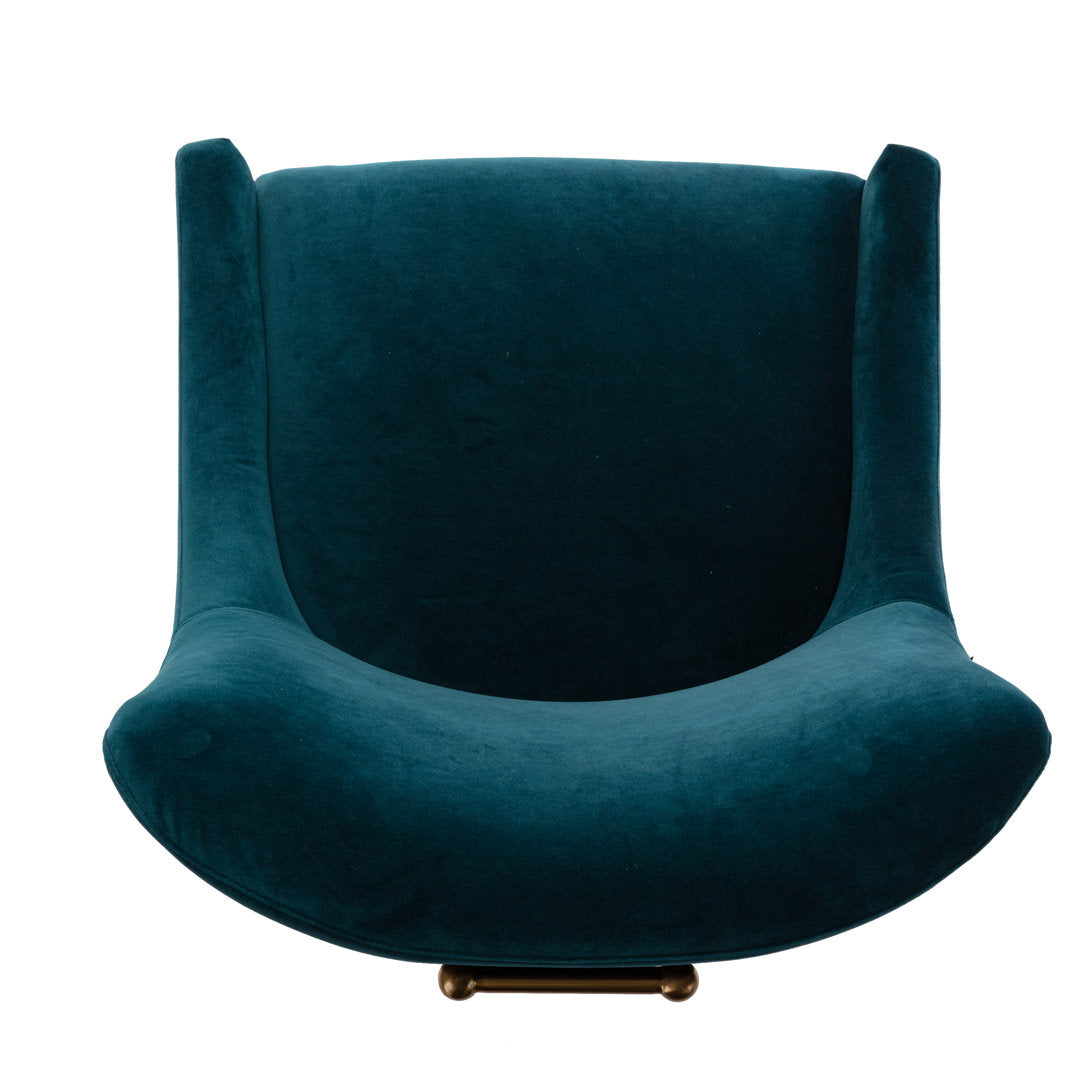 Magallanes Velvet Upholstered Side Chair (Set of 2) Willa Arlo™ Interiors Upholstery Color: Lake Green