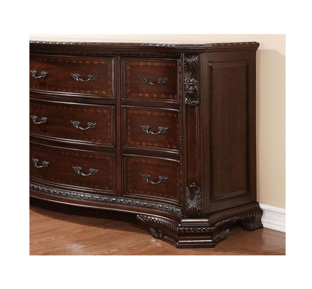Leanne 9 Drawer Double Dresser Canora Grey