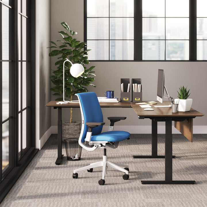 Rehaan 22" Desk Lamp George Oliver Finish: White Wash