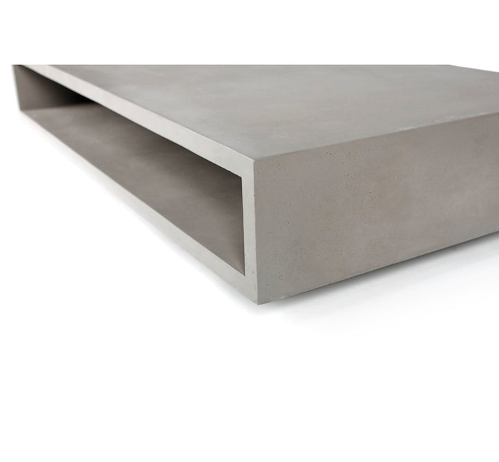 Monobloc Sled Coffee Table with Storage Lyon Beton