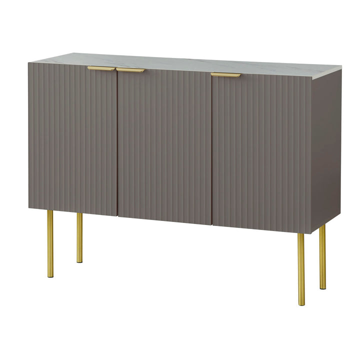 Santillanes 47.25'' Wide Sideboard Willa Arlo™ Interiors Color (Base/Top): Taupe/ Faux White