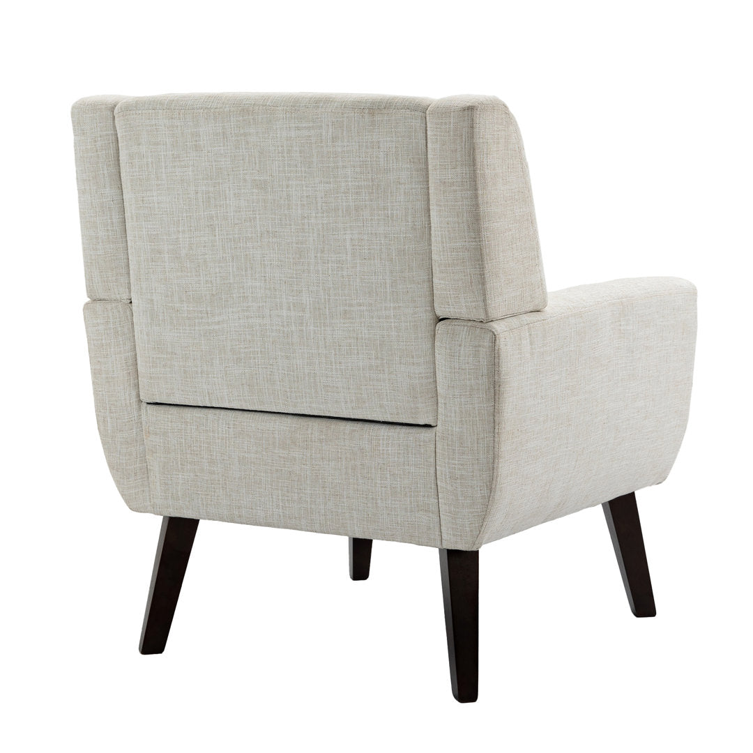 Jaqueze 28.6'' Wide Armchair George Oliver Fabric: Beige Linen Blend