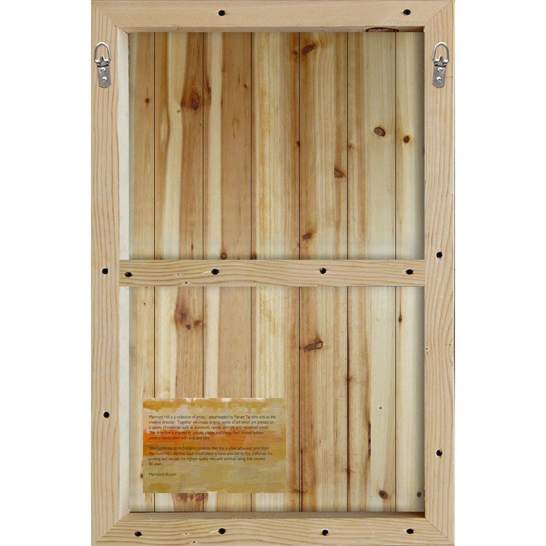 Climbing Vees - Print on Wood Wrought Studio™ Size: 18" H x 12" W x 1.5" D