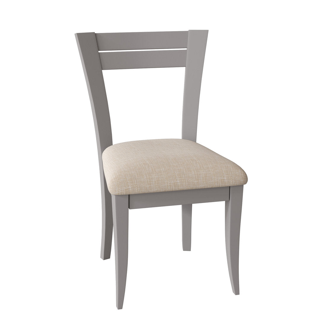 Claverley Ladder Back Side Chair Red Barrel Studio® Frame Color: Chestnut, Upholstery Color: Impression