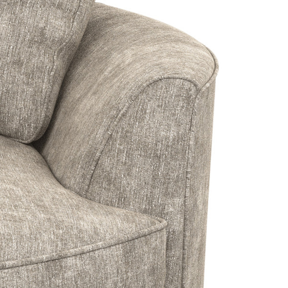 Ashonte Anjuan 61" Wide Polyester Barrel Chair Wade Logan® Fabric: Hill Elephant