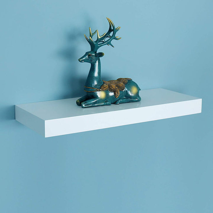 Himmelmann Floating Shelf Ebern Designs Size: 2" H x 59.5" W x 9.25" D Finish: White