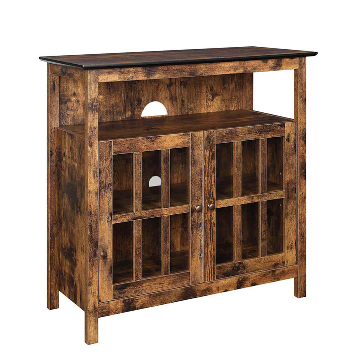 Bamard 40" TV Stand with Storage Cabinets Beachcrest Home™ Color: Barnwood