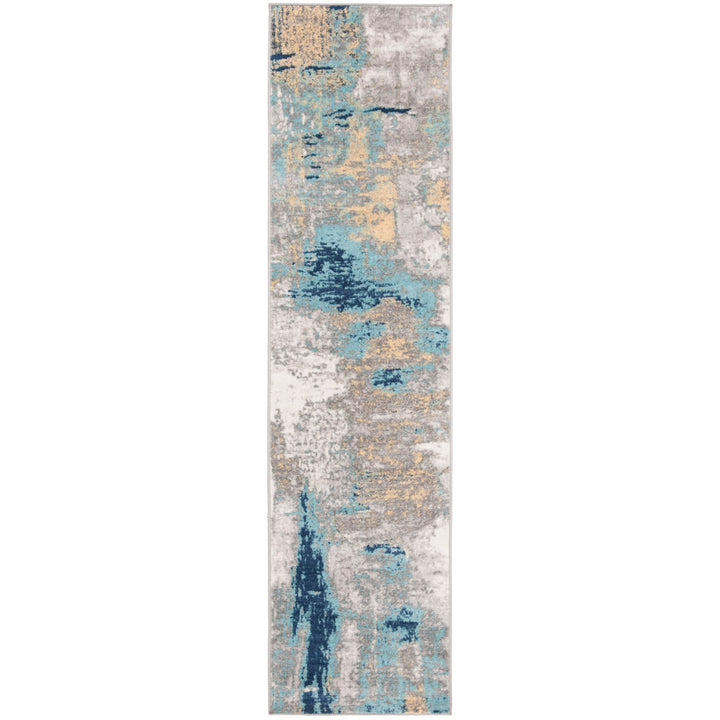 Genessys Performance Abstract Rug 17 Stories Rug Size: Runner 2' x 12'