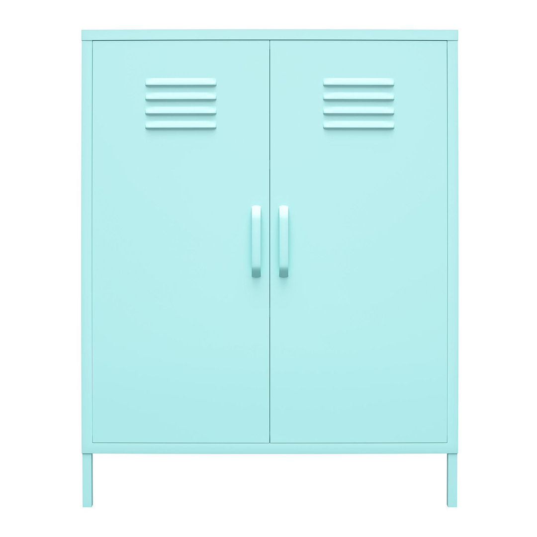 Cache 2 - Door Metal Accent Cabinet Novogratz Color: Mint