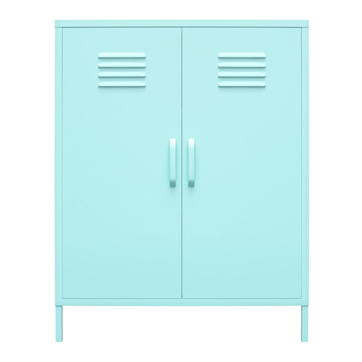 Cache 2 - Door Metal Accent Cabinet Novogratz Color: Mint