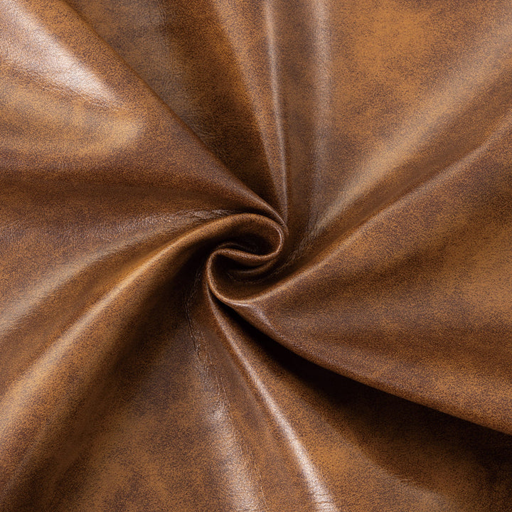 Sveina Faux Leather Bench, 44" Wide with Metal Legs 17 Stories Color: Dust Yellow