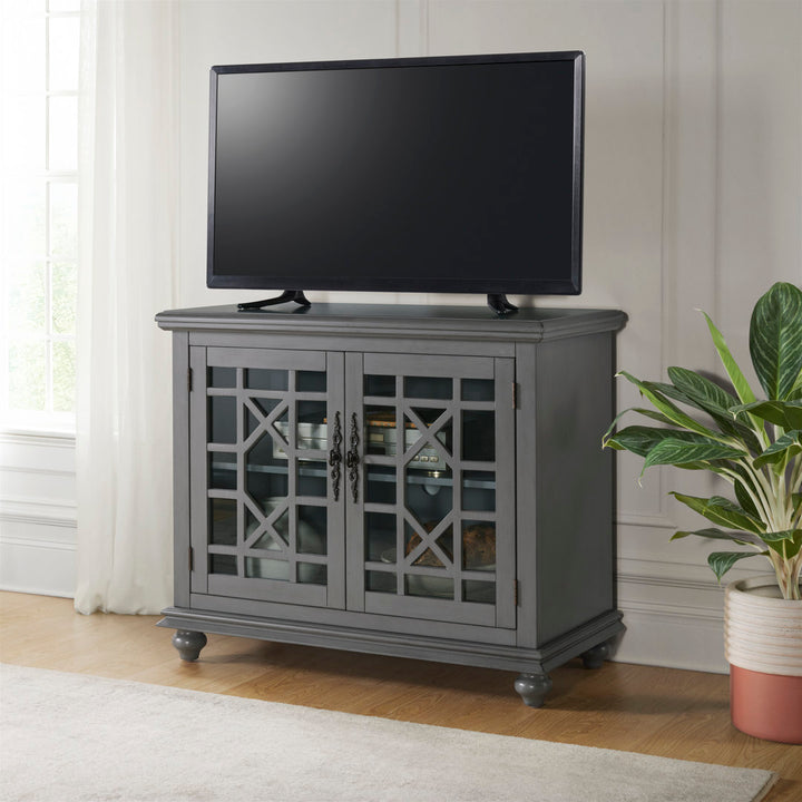Ahmara 2 - Door Accent Cabinet Three Posts™ Color: Gray