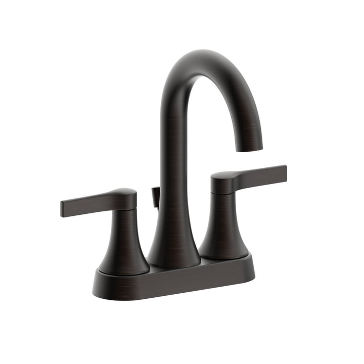 Davvid Two-Handle Centerset Bathroom Faucet with Drain Assembly Wrought Studio™ Finish: Oil Rubbed Bronze
