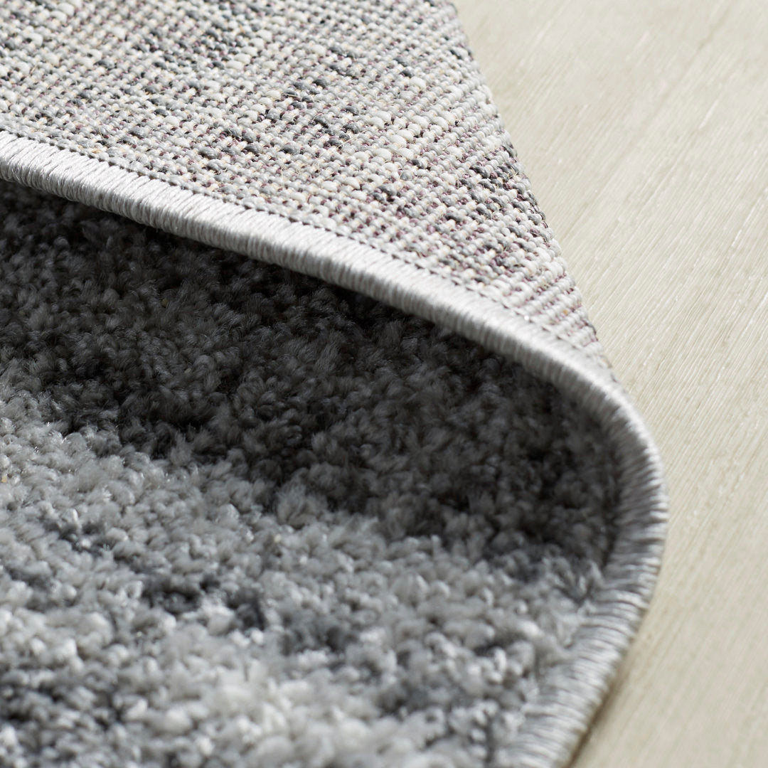 Artimas Abstract Transitional Performance Gray Rug Ebern Designs Rug Size: Runner 2'6" x 10'