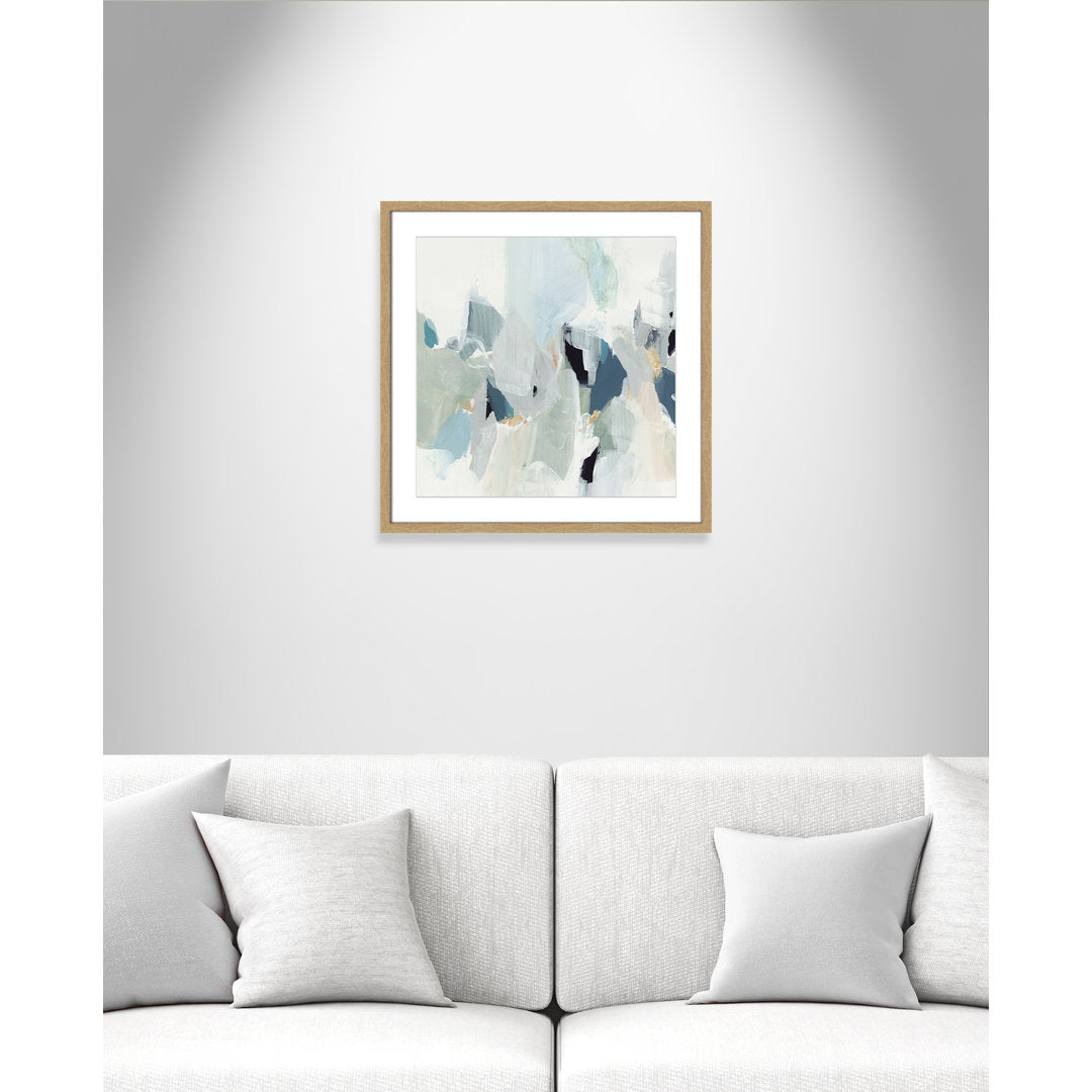 Little Talks II by Isabelle Z - Picture Frame Print on Canvas Casa Fine Arts Size: 23.5" H x 23.5" W x 1.25" D Format: Natural Picture Framed Paper