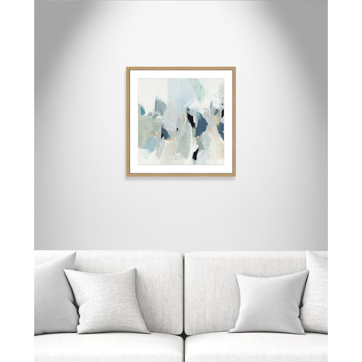 Little Talks II by Isabelle Z - Picture Frame Print on Canvas Casa Fine Arts Size: 23.5" H x 23.5" W x 1.25" D Format: Natural Picture Framed Paper