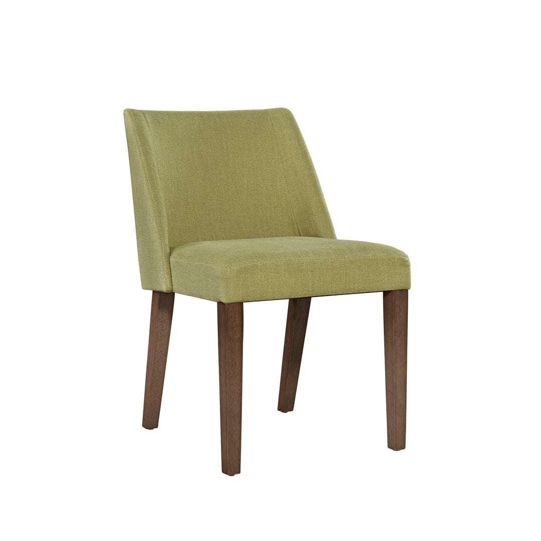 Didmarton Linen Side Chair (Set of 2) Zipcode Design™ Upholstery Color: Green Linen