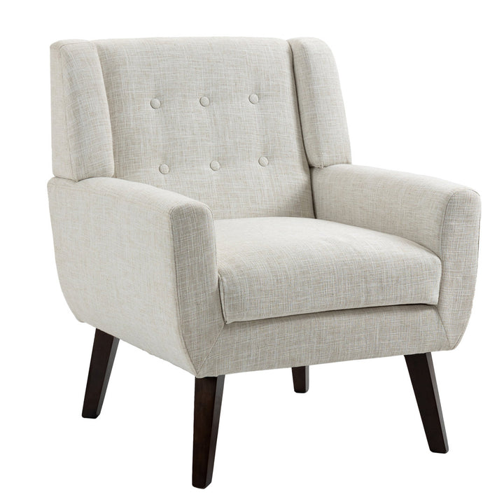 Jaqueze 28.6'' Wide Armchair George Oliver Fabric: Beige Linen Blend