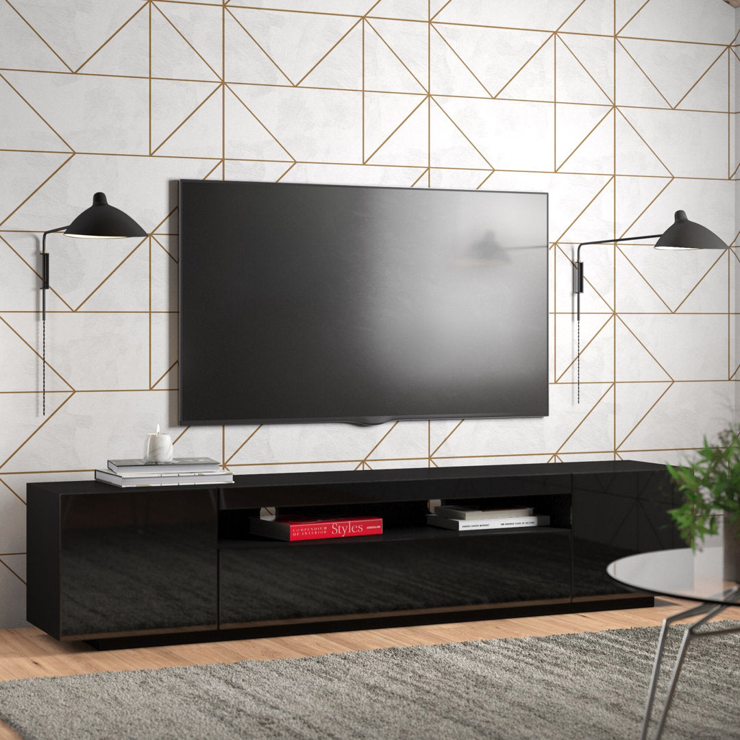 Kenyette TV Stand for TVs up to 79" Latitude Run® Color: Black